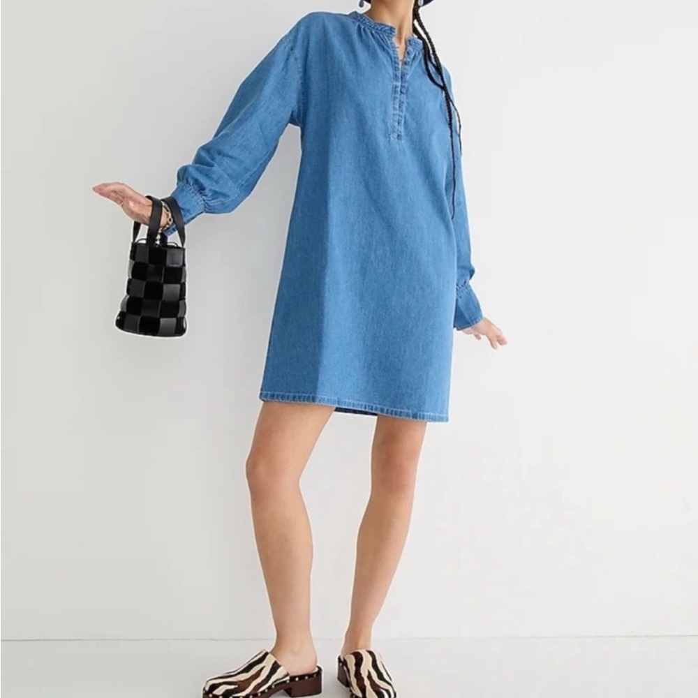 Denim Shift Dress